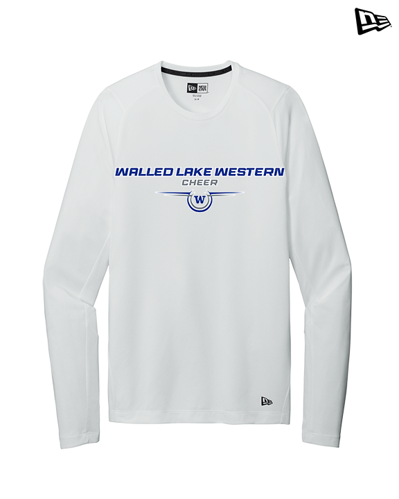 Walled Lake Western HS Cheer Design - New Era Performance Long Sleeve