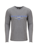 Walled Lake Western HS Cheer Design - Tri-Blend Long Sleeve