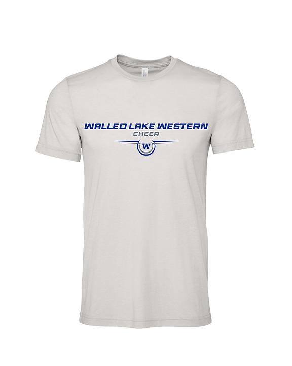 Walled Lake Western HS Cheer Design - Tri-Blend Shirt