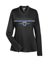 Walled Lake Western HS Cheer Design - Womens Performance Longsleeve