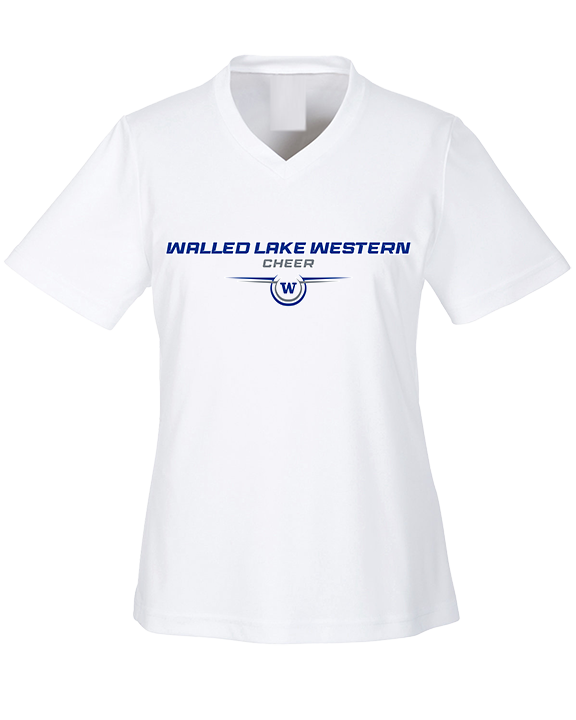 Walled Lake Western HS Cheer Design - Womens Performance Shirt