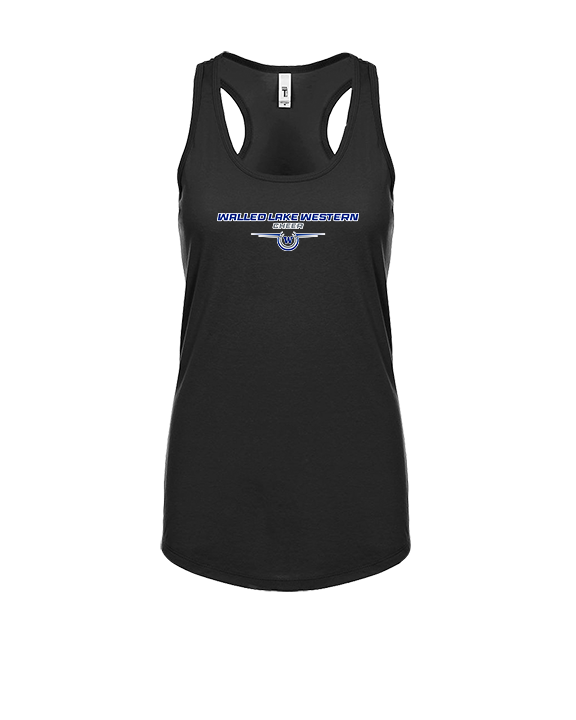 Walled Lake Western HS Cheer Design - Womens Tank Top