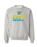 Walnut HS Golf Splatter - Crewneck Sweatshirt