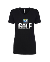 Walnut HS Golf Splatter - Women’s V-Neck