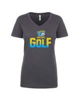 Walnut HS Golf Splatter - Women’s V-Neck