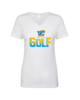 Walnut HS Golf Splatter - Women’s V-Neck