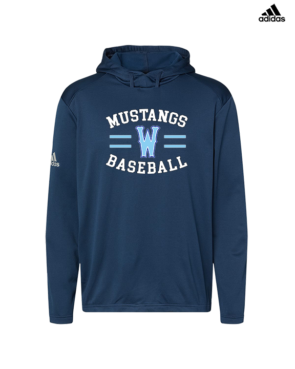 Walnut HS Baseball Curve - Mens Adidas Hoodie