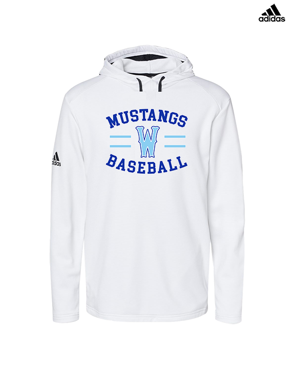 Walnut HS Baseball Curve - Mens Adidas Hoodie