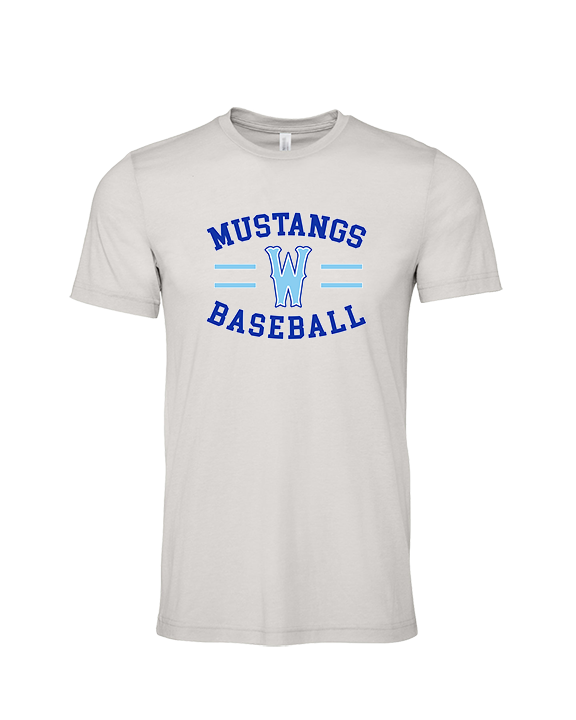 Walnut HS Baseball Curve - Tri-Blend Shirt