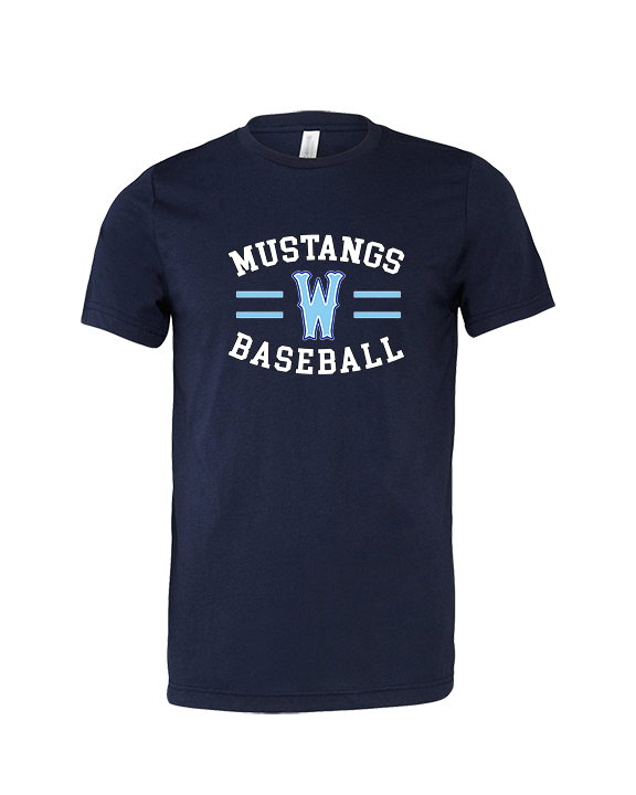 Walnut HS Baseball Curve - Tri-Blend Shirt
