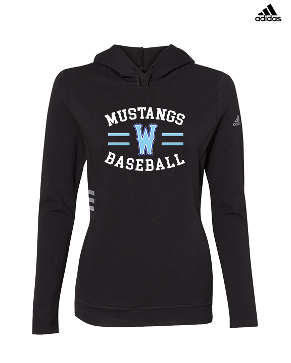 Walnut HS Baseball Curve - Womens Adidas Hoodie