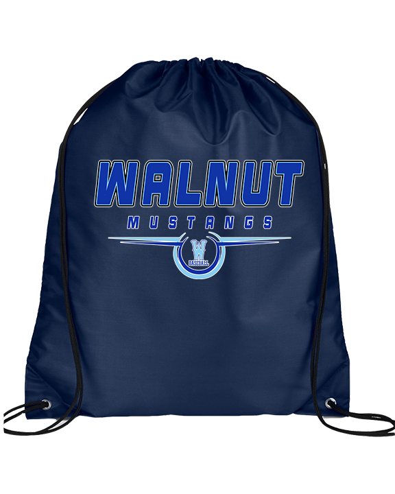 Walnut HS Baseball Design - Drawstring Bag