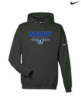 Walnut HS Baseball Design - Nike Club Fleece Hoodie
