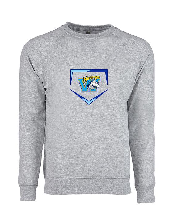 Walnut HS Baseball Plate - Crewneck Sweatshirt