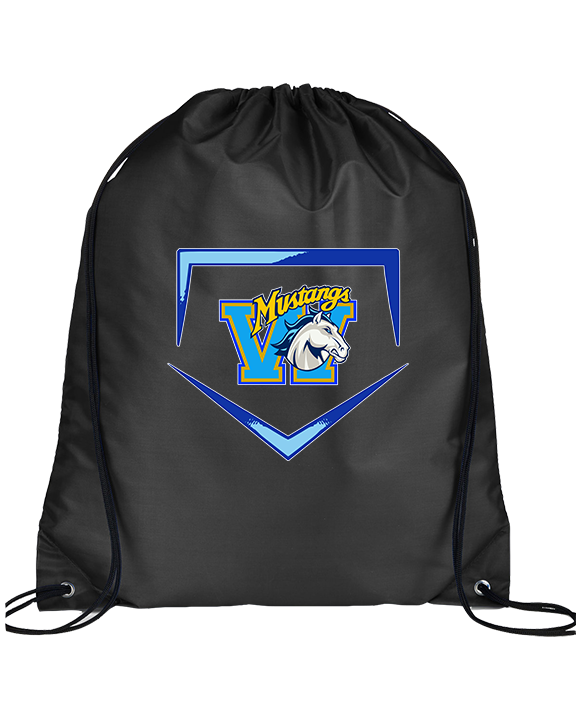 Walnut HS Baseball Plate - Drawstring Bag