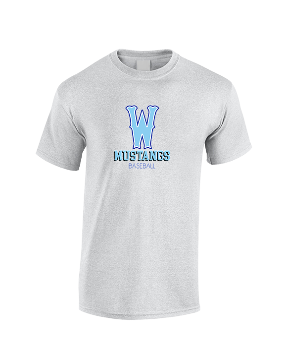Walnut HS Baseball Shadow - Cotton T-Shirt