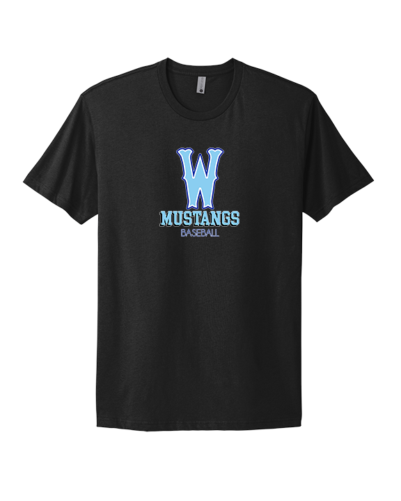 Walnut HS Baseball Shadow - Mens Select Cotton T-Shirt