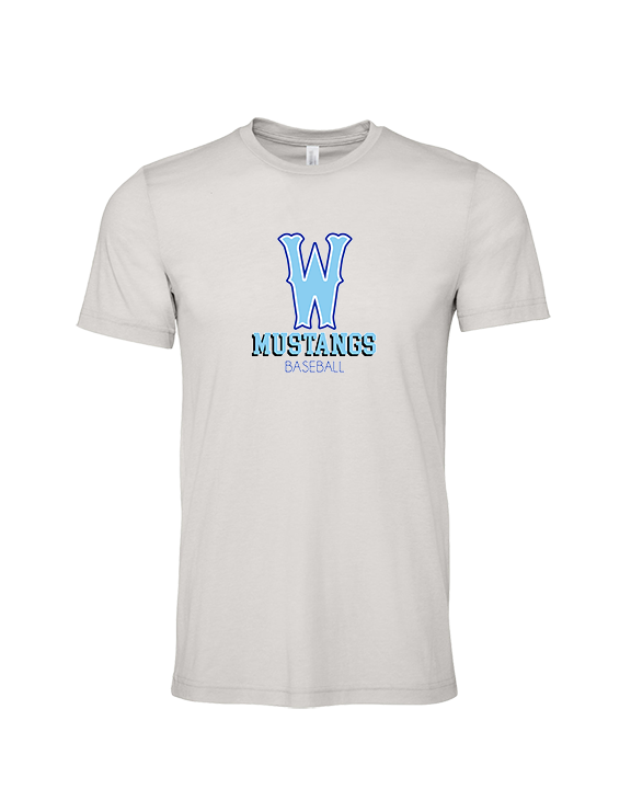 Walnut HS Baseball Shadow - Tri-Blend Shirt