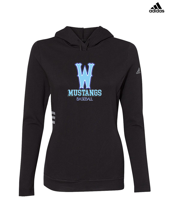 Walnut HS Baseball Shadow - Womens Adidas Hoodie