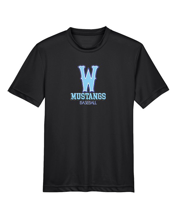 Walnut HS Baseball Shadow - Youth Performance Shirt