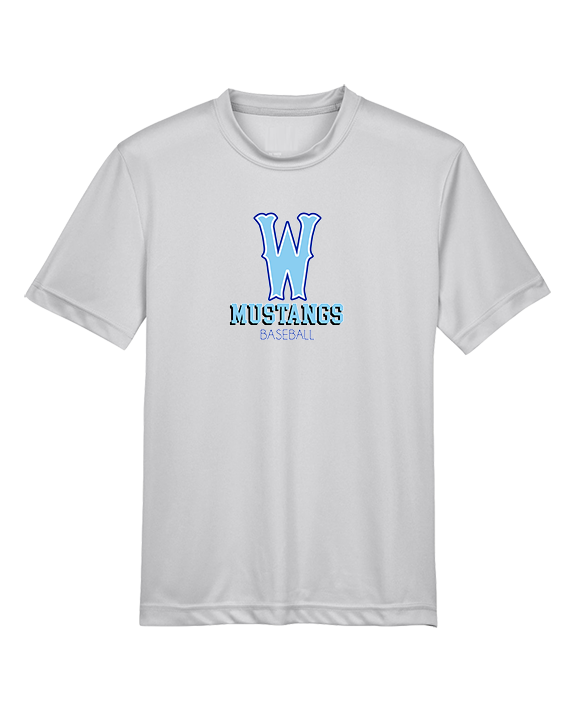 Walnut HS Baseball Shadow - Youth Performance Shirt
