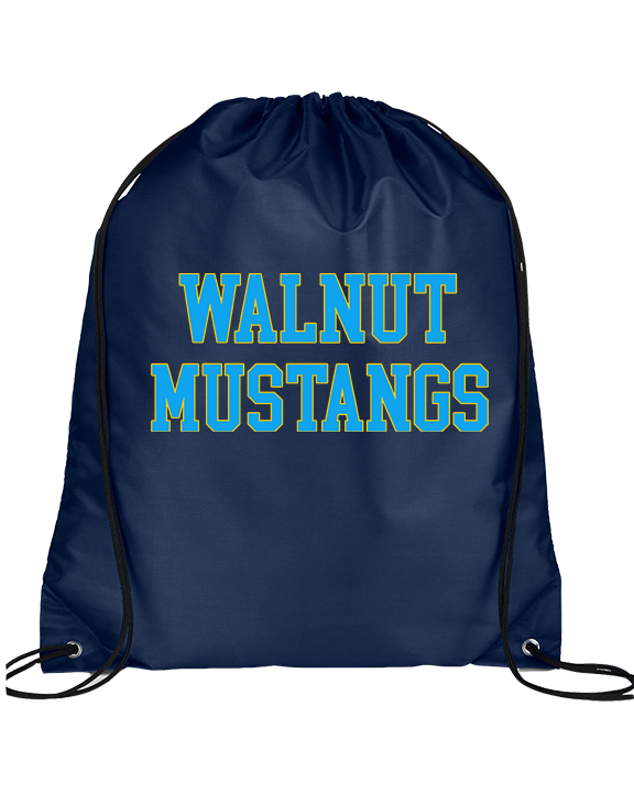 Walnut HS Baseball Text - Drawstring Bag