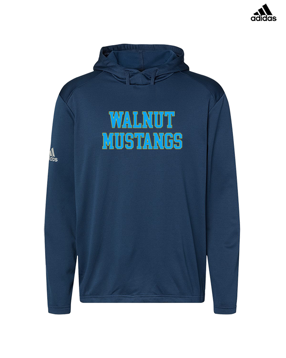 Walnut HS Baseball Text - Mens Adidas Hoodie