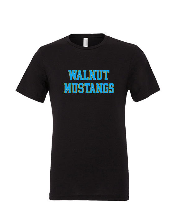 Walnut HS Baseball Text - Tri-Blend Shirt