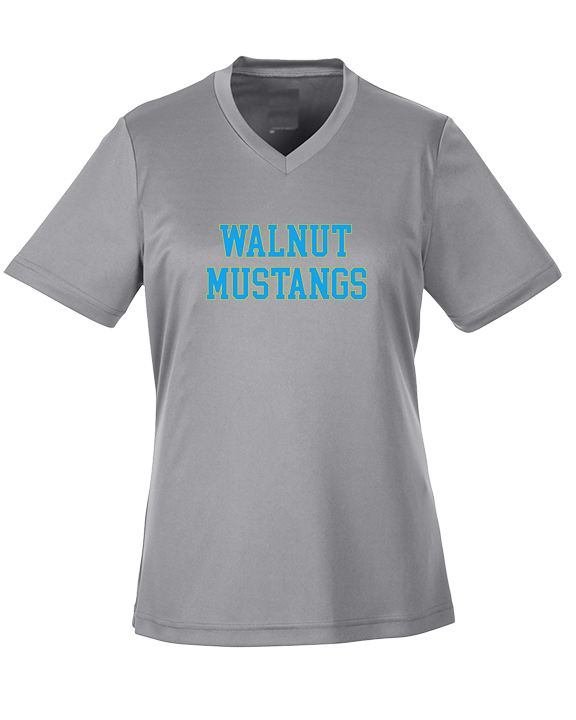 Walnut HS Baseball Text - Womens Performance Shirt