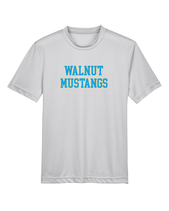 Walnut HS Baseball Text - Youth Performance Shirt