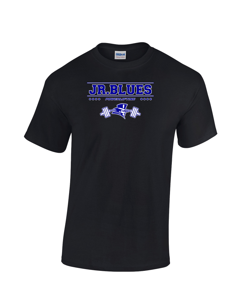 Washburn Rural HS Powerlifting Border - Cotton T-Shirt