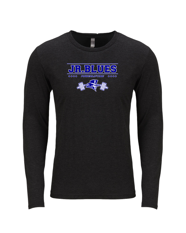 Washburn Rural HS Powerlifting Border - Tri Blend Long Sleeve