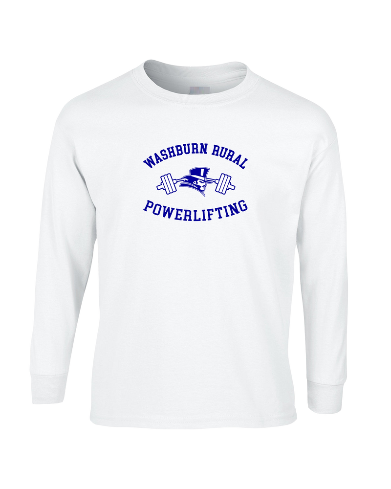 Washburn Rural HS Powerlifting Curve - Mens Basic Cotton Long Sleeve