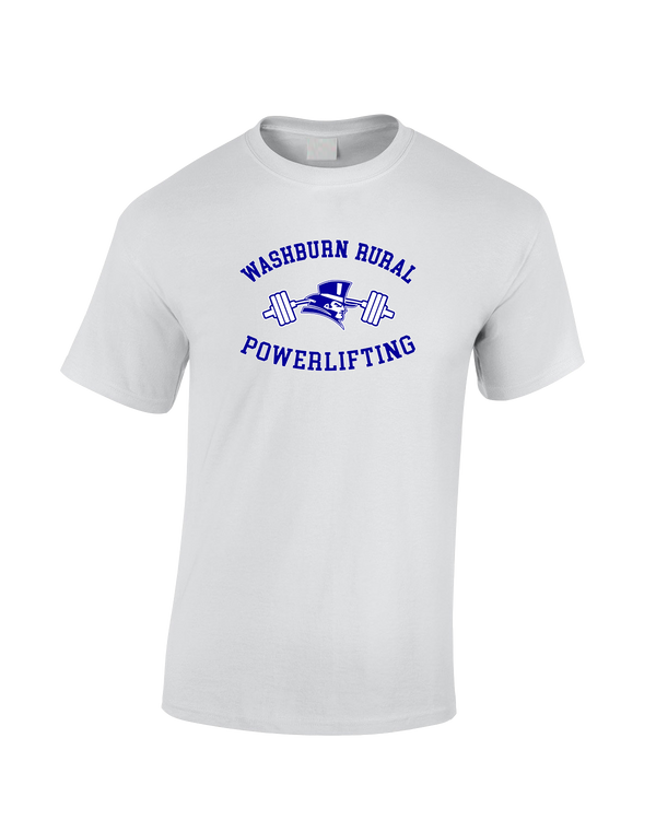 Washburn Rural HS Powerlifting Curve - Cotton T-Shirt