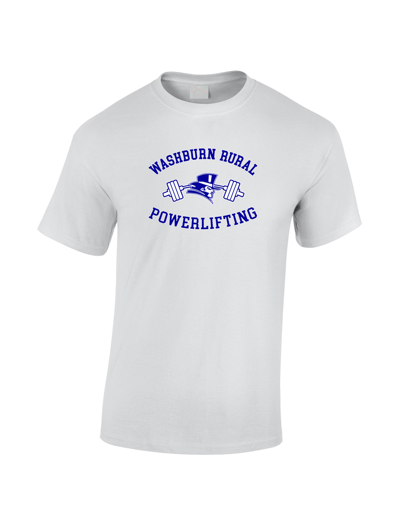 Washburn Rural HS Powerlifting Curve - Cotton T-Shirt