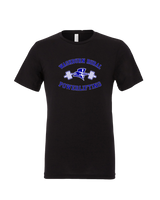 Washburn Rural HS Powerlifting Curve - Mens Tri Blend Shirt