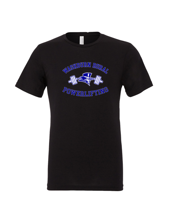 Washburn Rural HS Powerlifting Curve - Mens Tri Blend Shirt