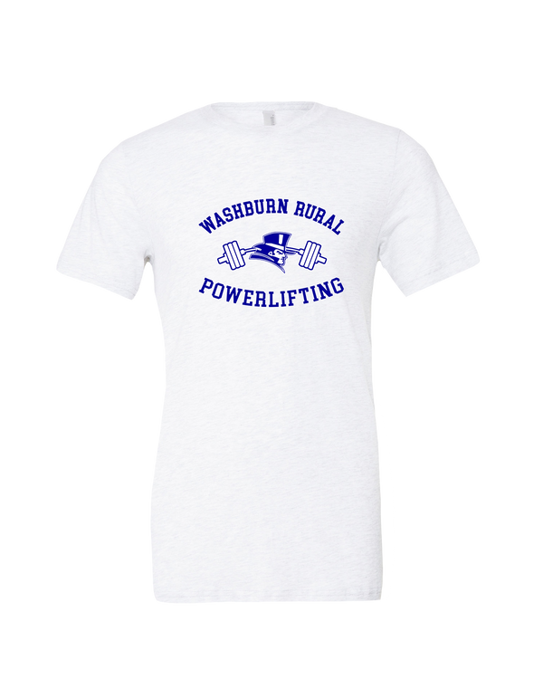 Washburn Rural HS Powerlifting Curve - Mens Tri Blend Shirt