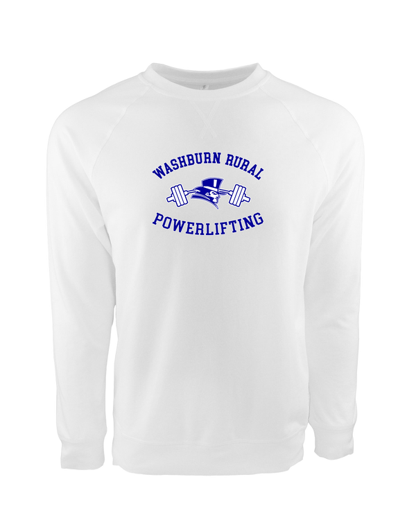 Washburn Rural HS Powerlifting Curve - Crewneck Sweatshirt