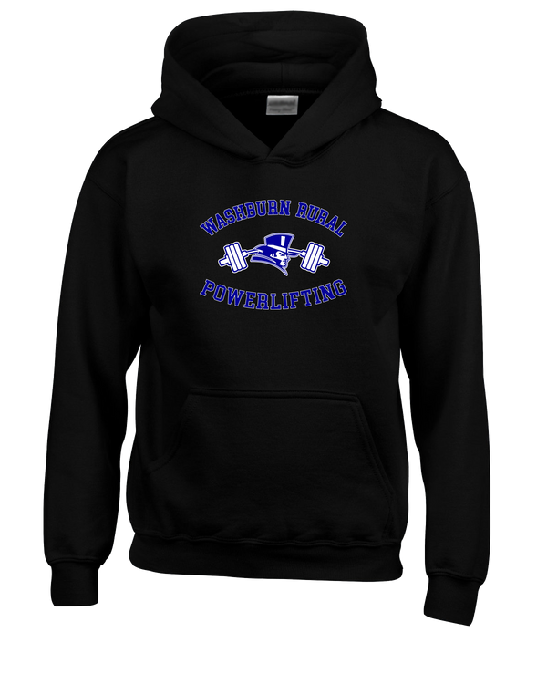 Washburn Rural HS Powerlifting Curve - Cotton Hoodie