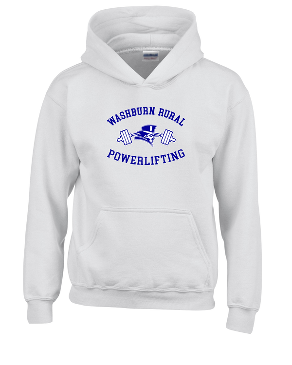 Washburn Rural HS Powerlifting Curve - Youth Hoodie