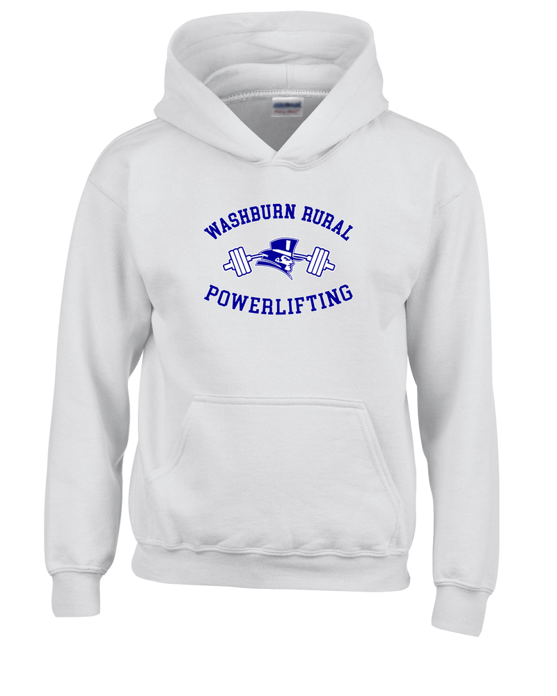 Washburn Rural HS Powerlifting Curve - Youth Hoodie