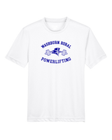 Washburn Rural HS Powerlifting Curve - Youth Performance T-Shirt