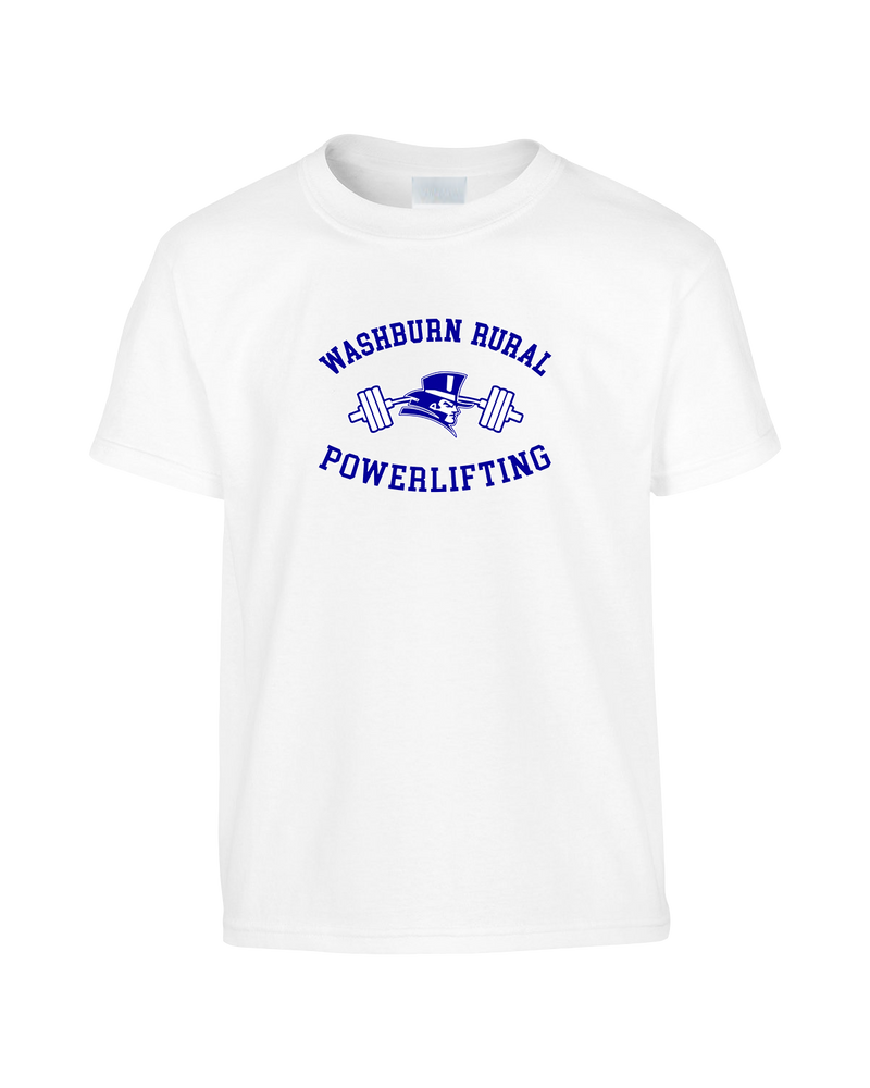 Washburn Rural HS Powerlifting Curve - Youth T-Shirt