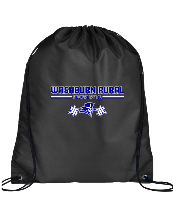 Washburn Rural HS Powerlifting Keen - Drawstring Bag