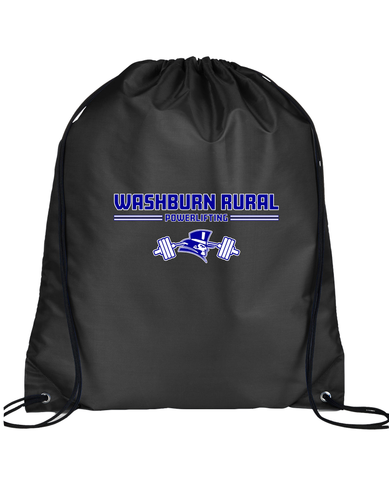 Washburn Rural HS Powerlifting Keen - Drawstring Bag