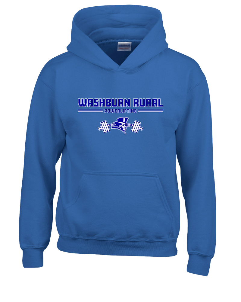 Washburn Rural HS Powerlifting Keen - Cotton Hoodie