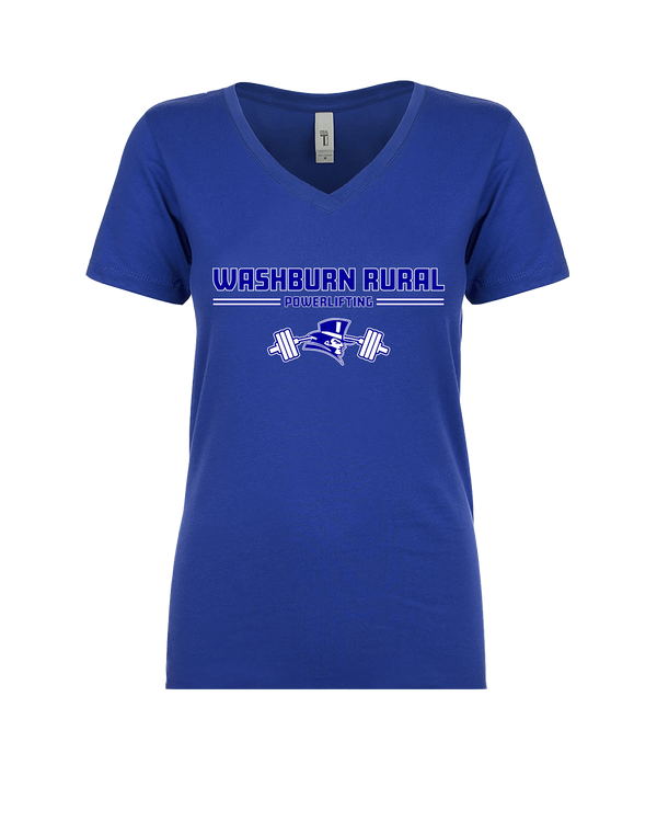 Washburn Rural HS Powerlifting Keen - Womens V-Neck