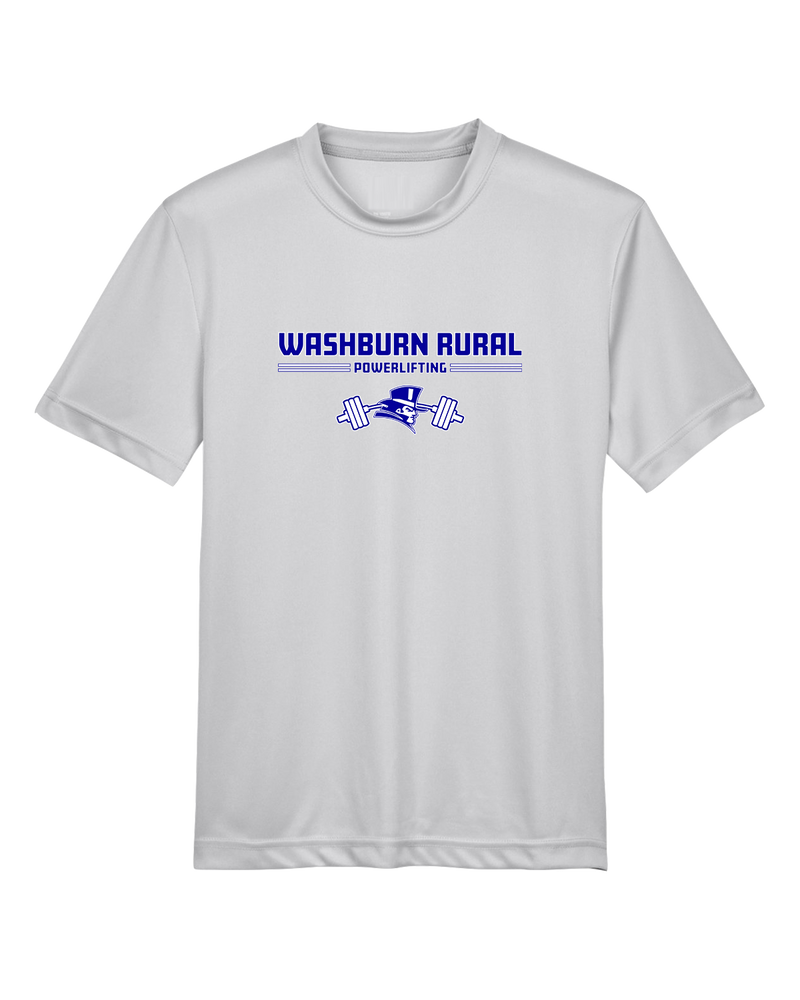 Washburn Rural HS Powerlifting Keen - Youth Performance T-Shirt