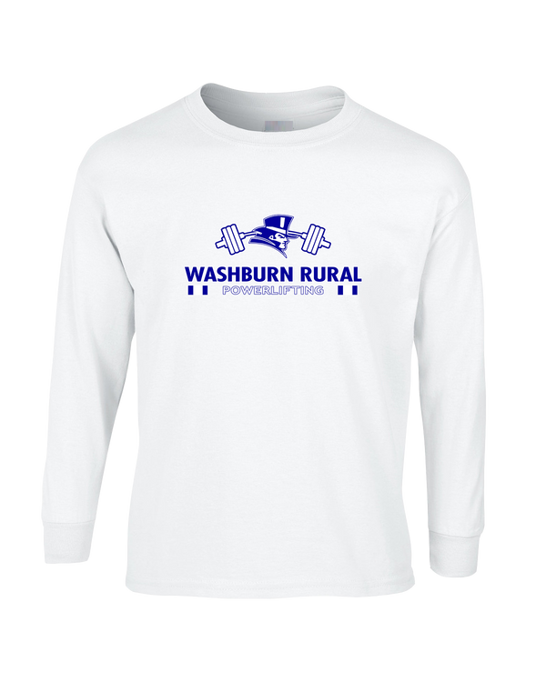 Washburn Rural HS Powerlifting Stacked - Mens Basic Cotton Long Sleeve